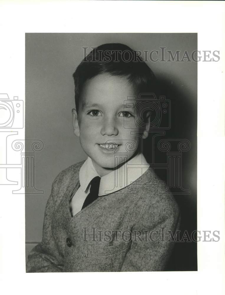 1987 Press Photo Robert Livingston, United States Representative- As a Boy - Historic Images