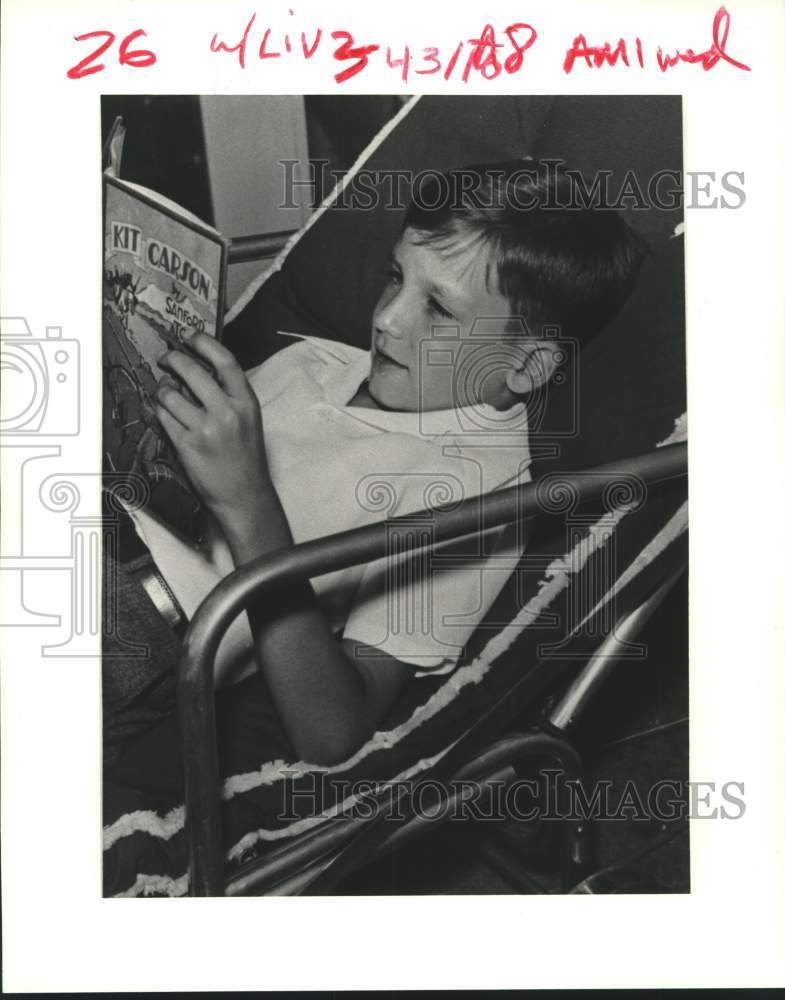 1987 Press Photo Robert Livingston, United States Representative- As a Boy - Historic Images