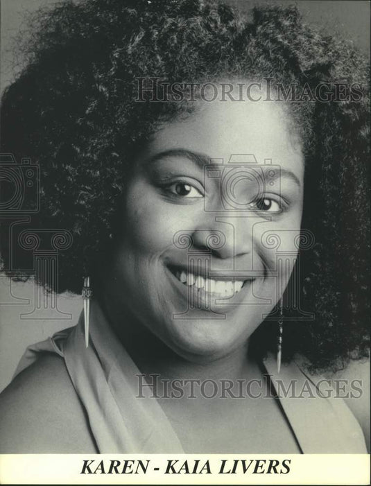 Press Photo Karen-Kaia Livers-Actress - Historic Images