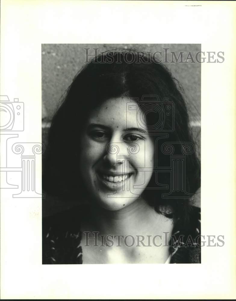 1994 Press Photo Lauren Levin, Merit Scholar from Ben Franklin High School. - Historic Images