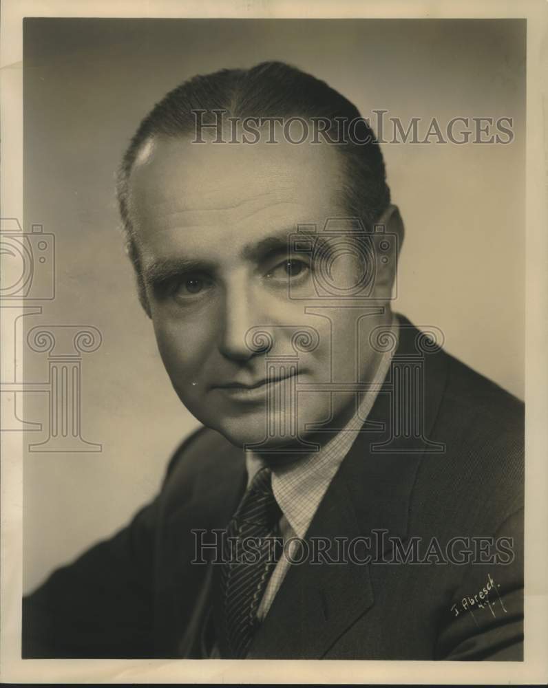 1960 Otto Lehmann, conductor of Smentana's "The Bartered Bride" - Historic Images