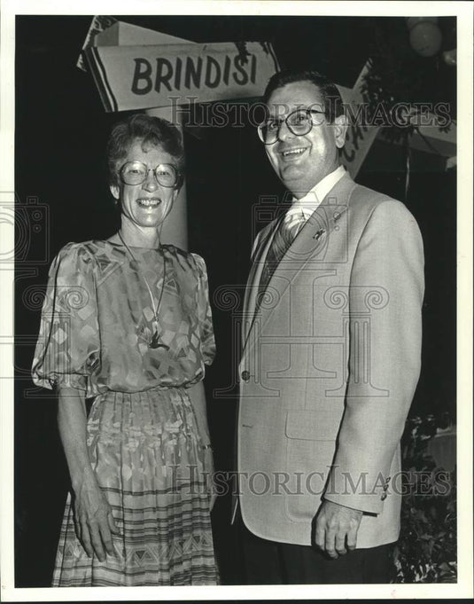 1988 Press Photo Diana Lewis & Tom Masilla of Community Artist- Julia Jump Event - Historic Images