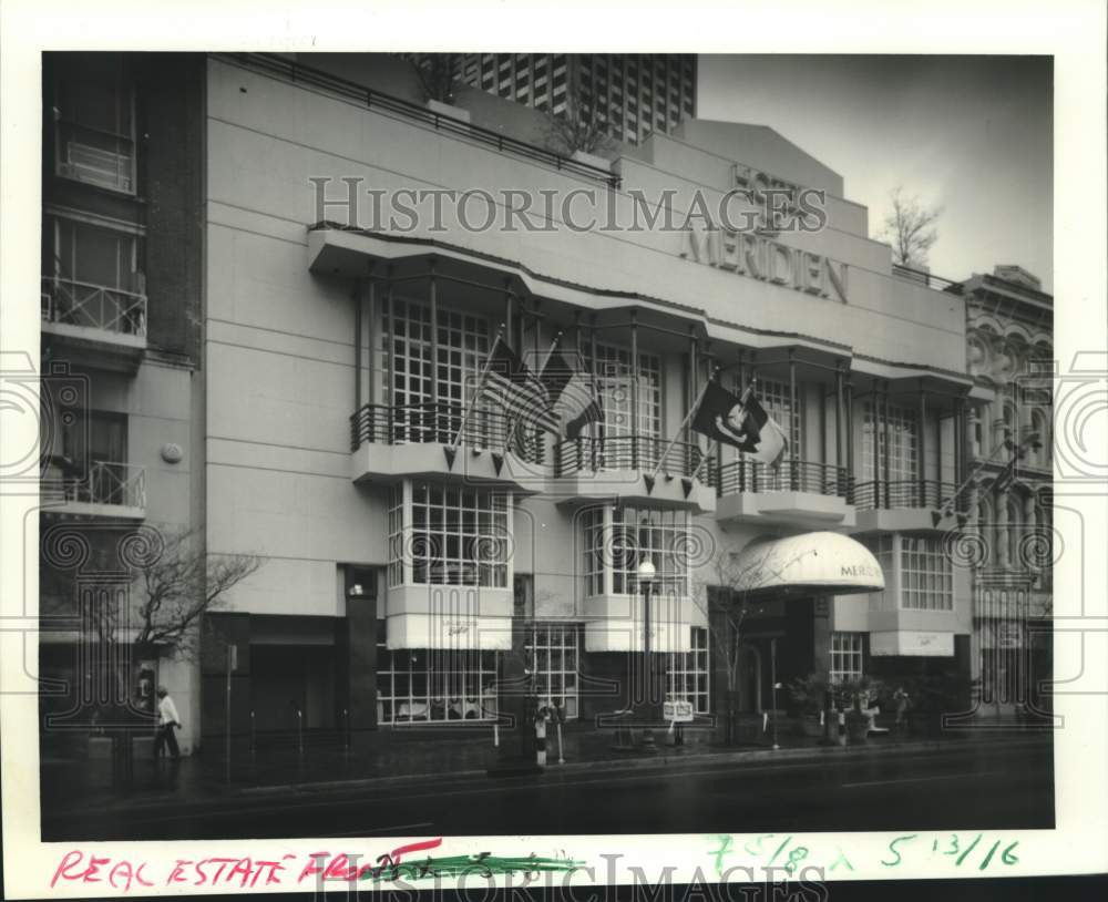 1990 Press Photo La Meridien Hotel - Historic Images