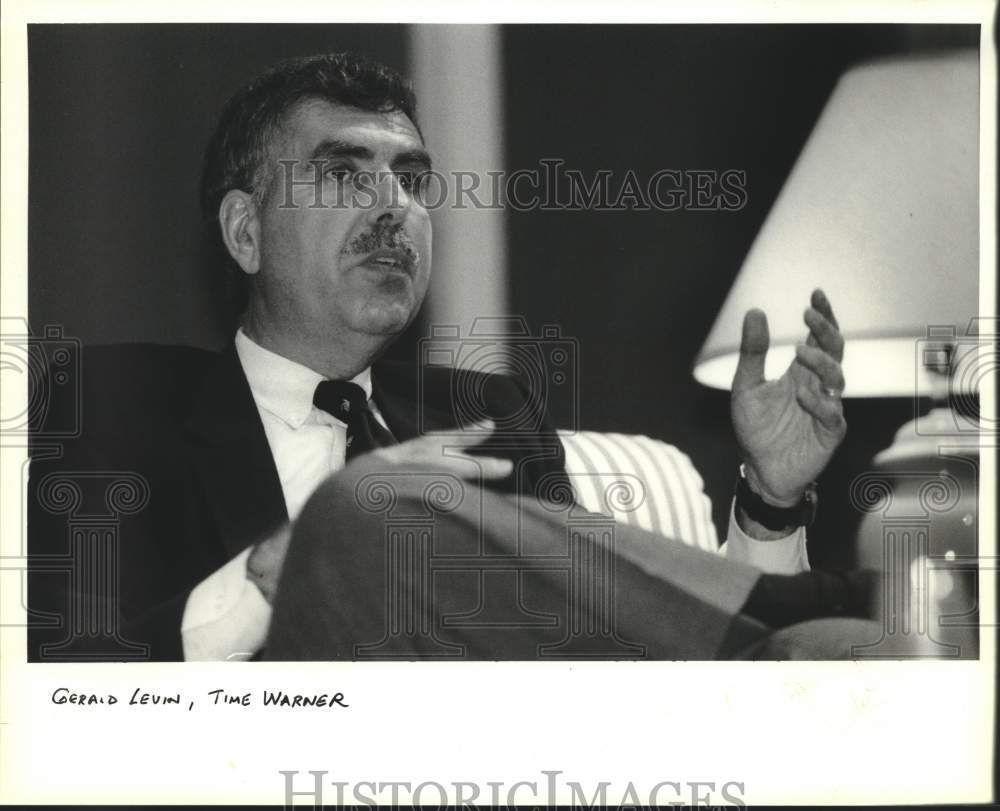 1994 Press Photo Time Warner&#39;s Gerald Levin Speaks, Cable Television Convention - Historic Images