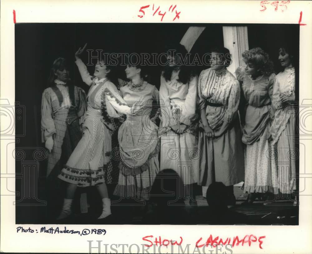 1989 Press Photo Scene from Show Boat at Le Petit Theatre - Historic Images