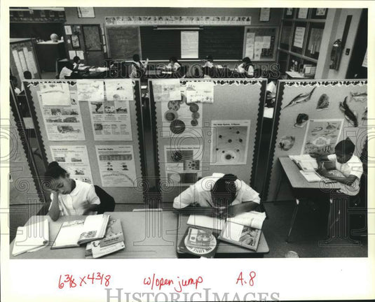 1994 Press Photo Patty Blair's third grade class at Little Woods Elementary - Historic Images