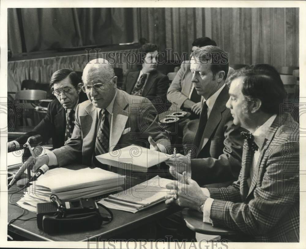 1974 Dome Hearing with committee members - Historic Images