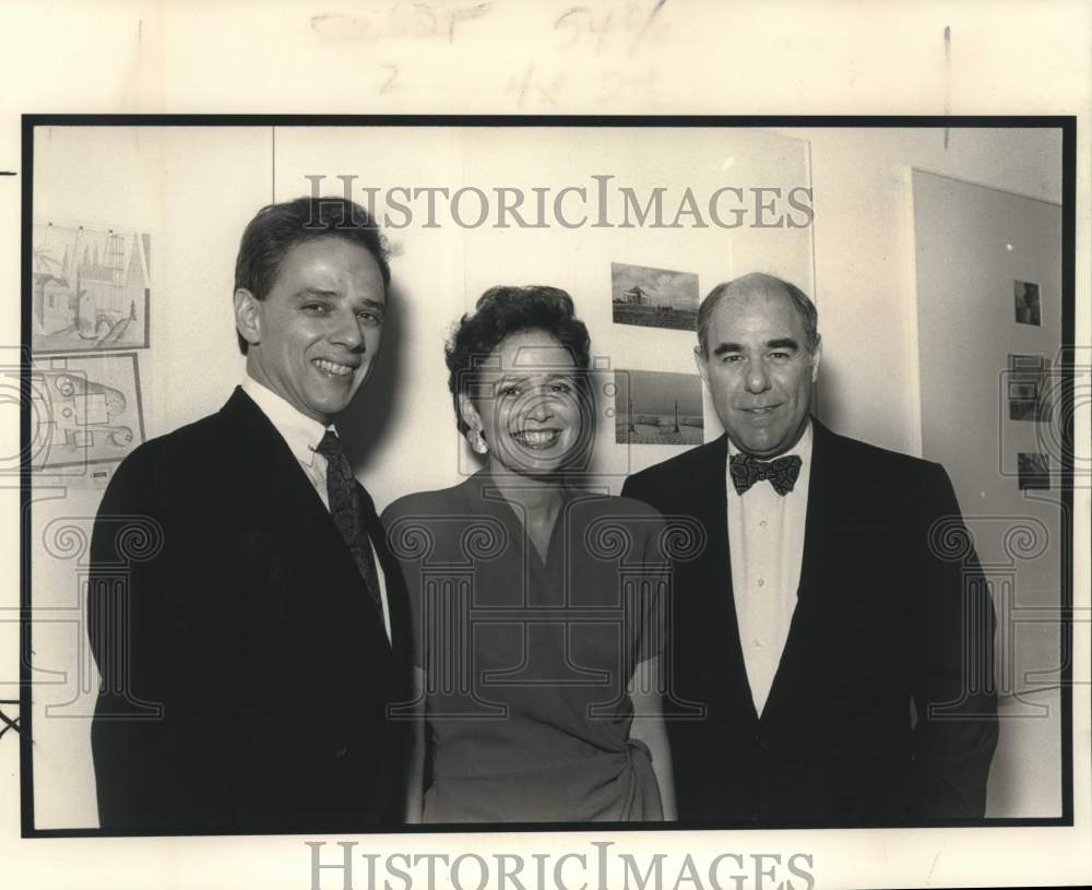 1990 Press Photo Dignitaries attending the CAC Patrons Dinner - Historic Images