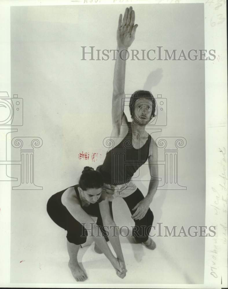 1978 Press Photo Suzanne Morgan and Rober Babb perform in &quot;On the Move&quot;- Historic Images