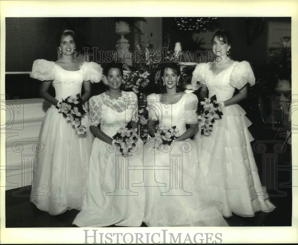 1994 Press Photo Malise Lange, Emily Egan, Kendall Goodier, Marthe Mann - Historic Images