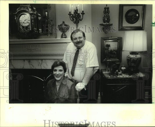 1988 Press Photo New Orleans theater director Eliott Keener & Joel Weinstock. - Historic Images