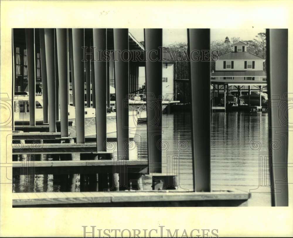 1994 Press Photo Killian fishing community on the Tickfaw river off highway 22 - Historic Images