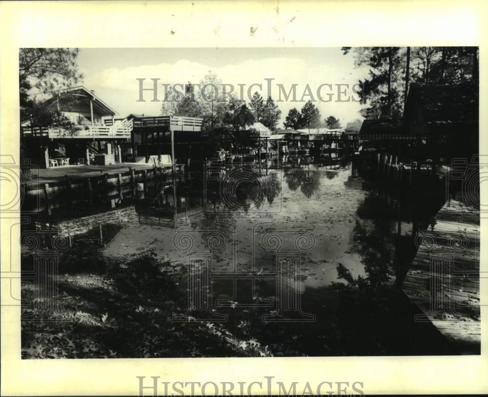 1994 Press Photo Killian small fishing community on Tickfaw river off highway 22 - Historic Images