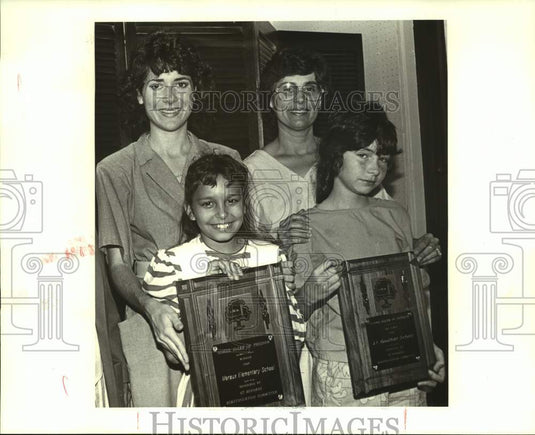 1987 Press Photo SCUP winners in the elementary school division - Historic Images