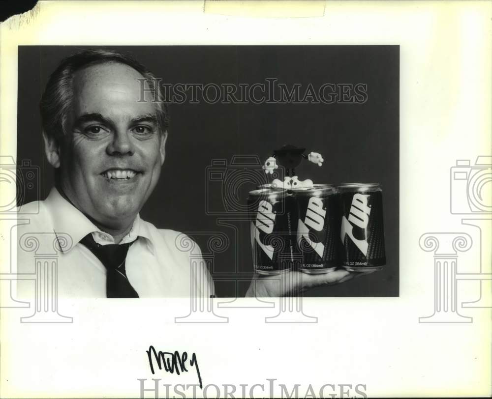 1990 Press Photo Ron Jones, President of Louisiana Coca-Cola - Historic Images