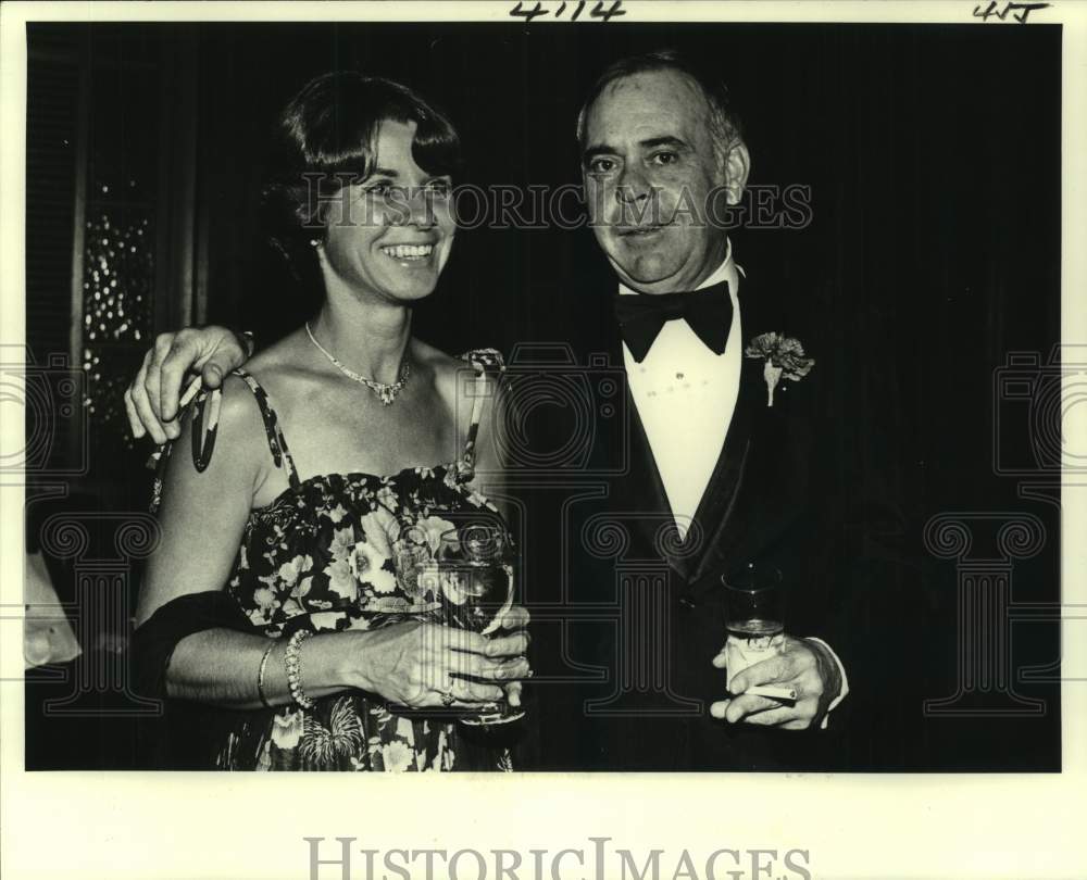 1979 Mr. and Mrs. Joseph Laughlin at a Dinner Black Tie Gala - Historic Images