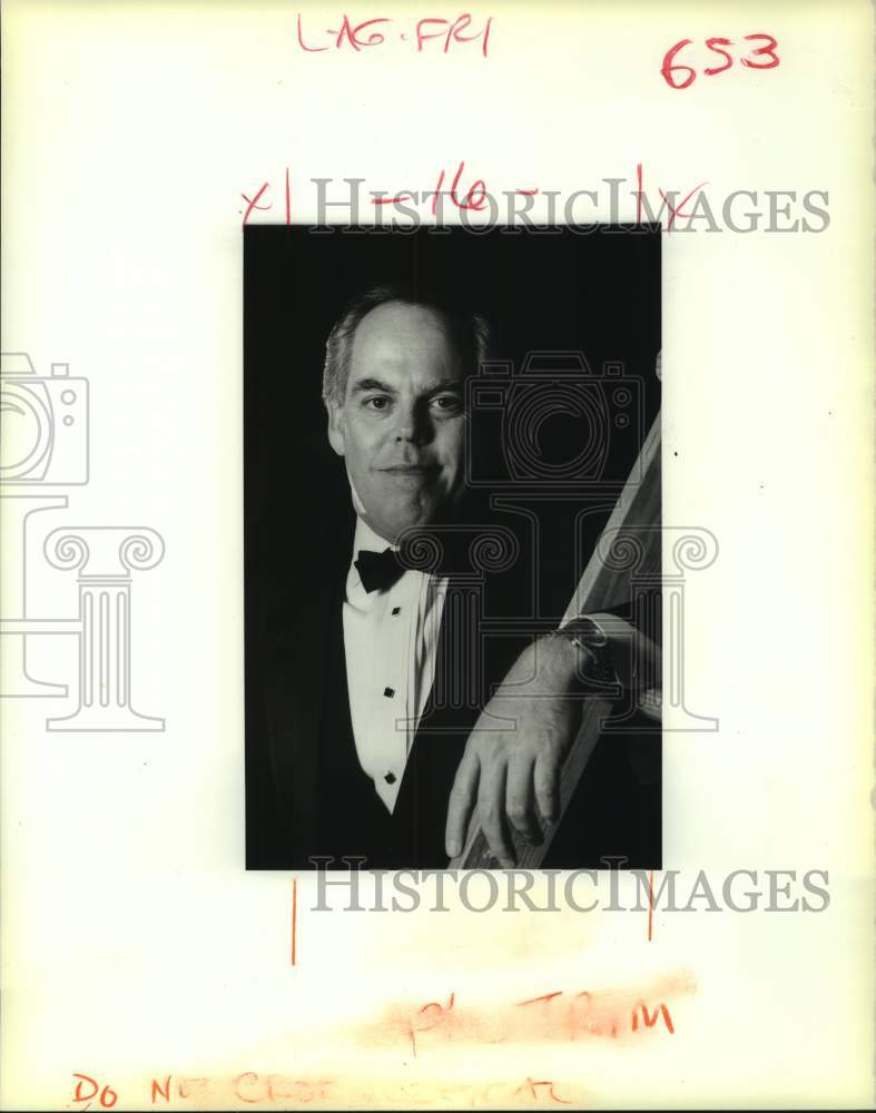 1989 Press Photo Portrait of Ron Jones, president of Louisiana Coca Cola - Historic Images