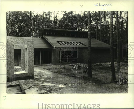 1987 Press Photo Liz Johnston's mother's house in Covington under construction - Historic Images