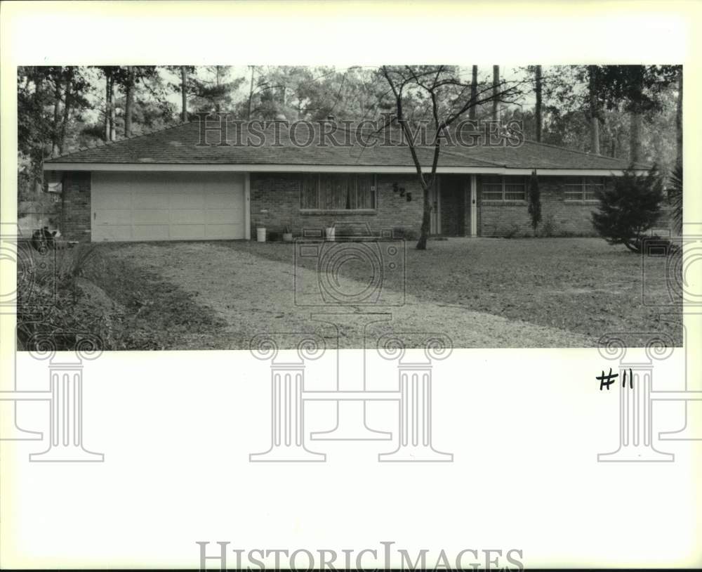 1990 Press Photo Property at 525 Jackson Street Mandeville, Louisiana - Historic Images