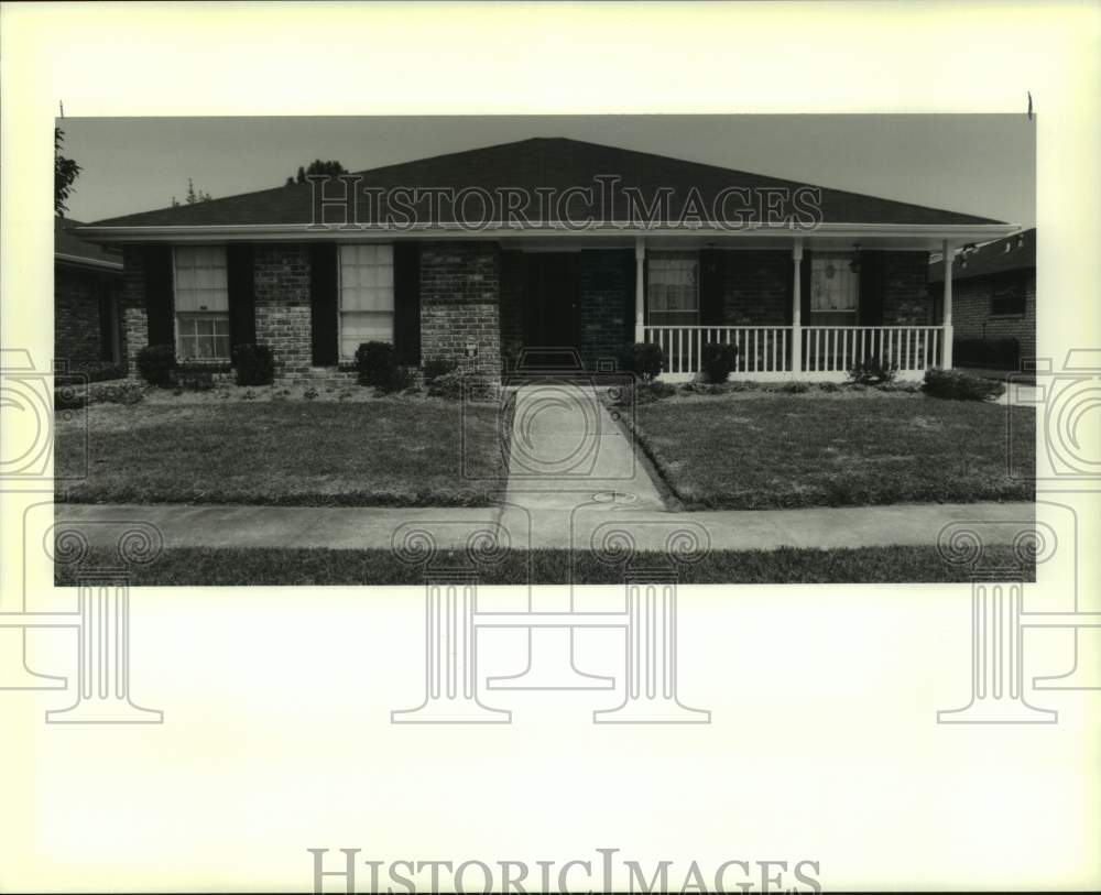 1990 Press Photo House on 728 Vintage Drive, Kenner- Housing - Historic Images