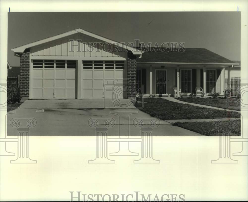 1990 Press Photo House on 3836 Cimwood in Harvey, Housing - Historic Images