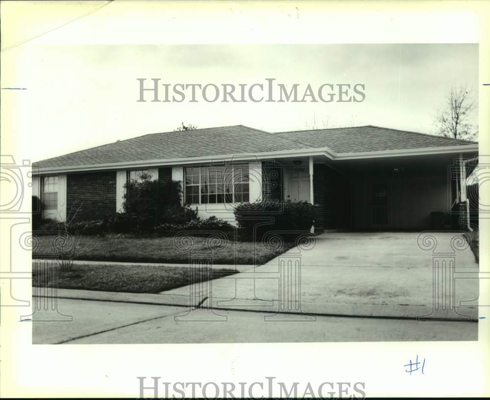 1991 Press Photo Real Estate Sold Property 2308 Blanchard Drive Chalmette - Historic Images