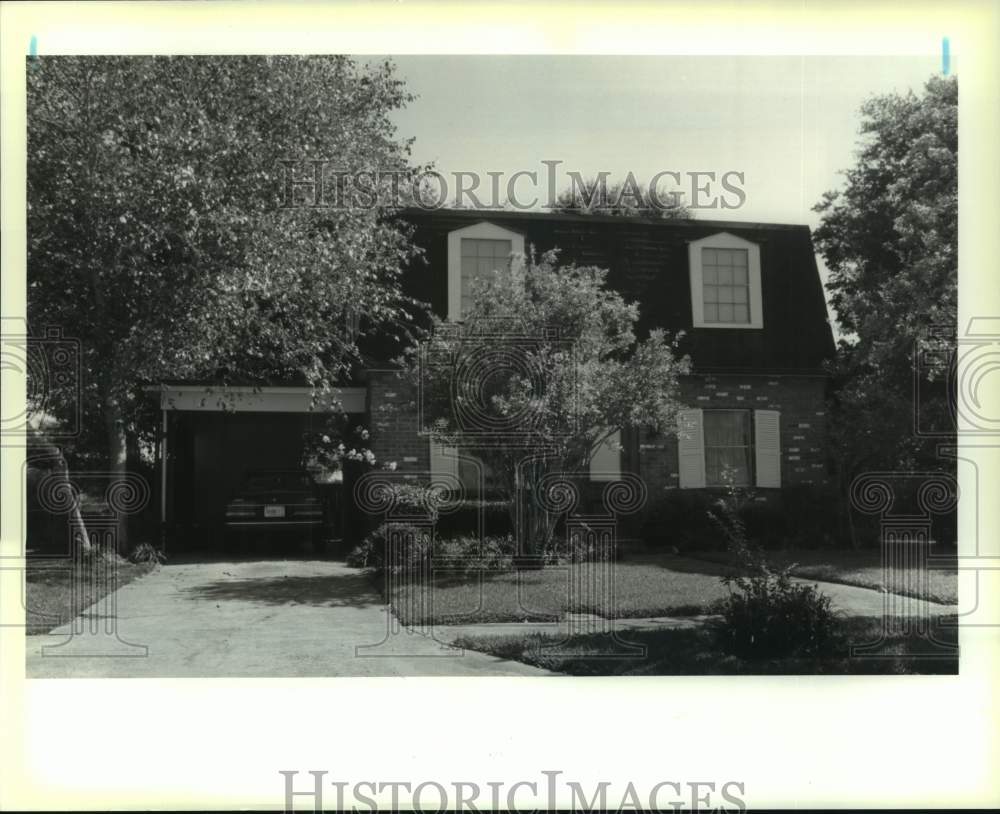 1990 Press Photo House on 215 Pike Drive in Gretna - Historic Images