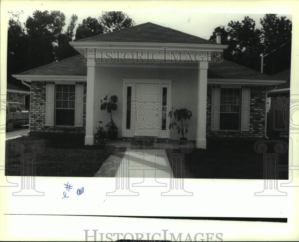 1990 Press Photo Housing - Exterior of the house at 3412 Judy Drive in Meraux - Historic Images