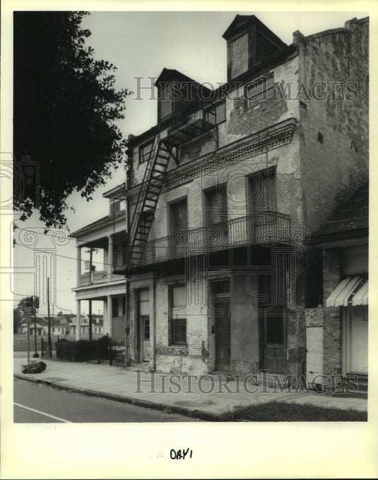 1991 Press Photo Abandoned House on 1037 Esplanade - Historic Images