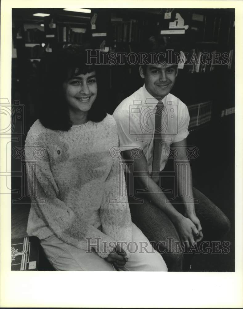 1989 Press Photo Volunteer of the year Lillian Lambour Slidell Memorial Hospital - Historic Images