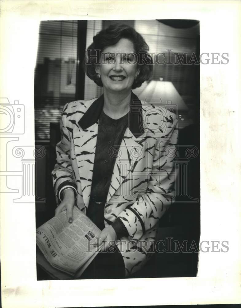 1992 Press Photo Linnda Laborde Deane, Financial planner who helps newly retired - Historic Images