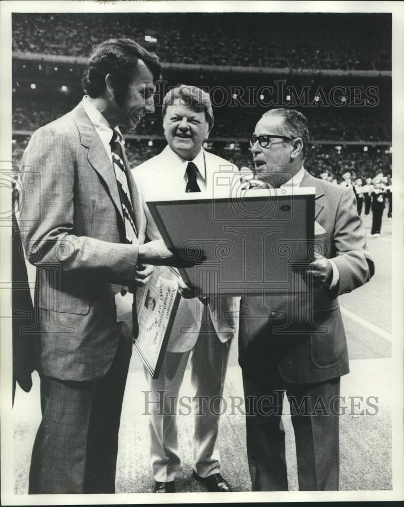 1975 Sheldon Hackney, Jimmy McDowell and Lester Lautenschlaeger - Historic Images