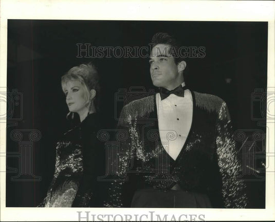 1990 Press Photo Stephanie Black Bloch & Robert LaBrosse- Stephen Yearick Design - Historic Images