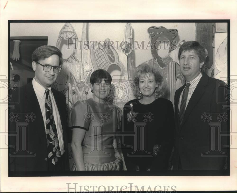 1991 Press Photo Guest &amp; Benefactors at the Children&#39;s Museum Fund Raiser - Historic Images