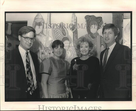 1991 Press Photo Guest & Benefactors at the Children's Museum Fund Raiser - Historic Images