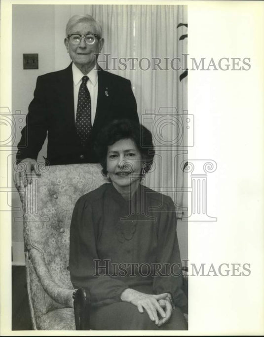 1992 Press Photo Mr. Clarence and Mrs. Majorie Kohnke - Historic Images