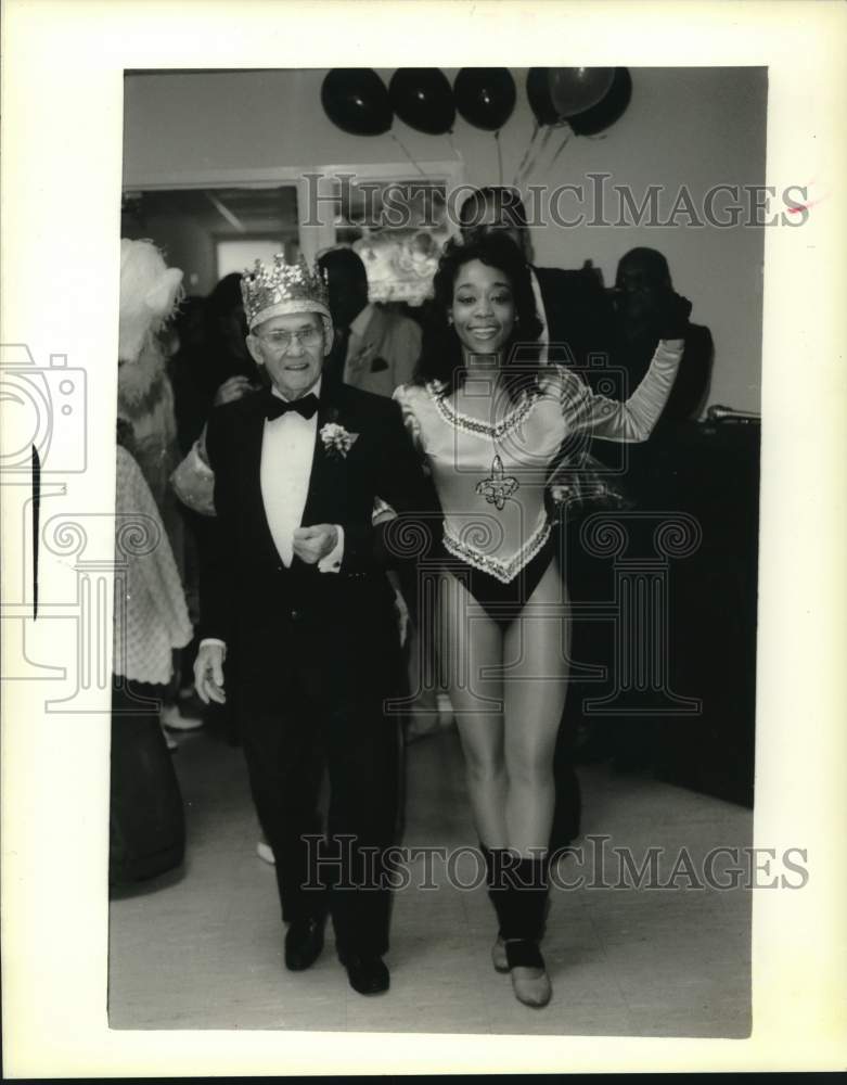 1989 Press Photo Lafon Methodist Home fourth Annual Carnival Ball, New Orleans - Historic Images