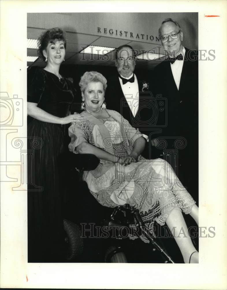 1992 Press Photo Bill Lagman and others at Kenner Rotary event - Historic Images