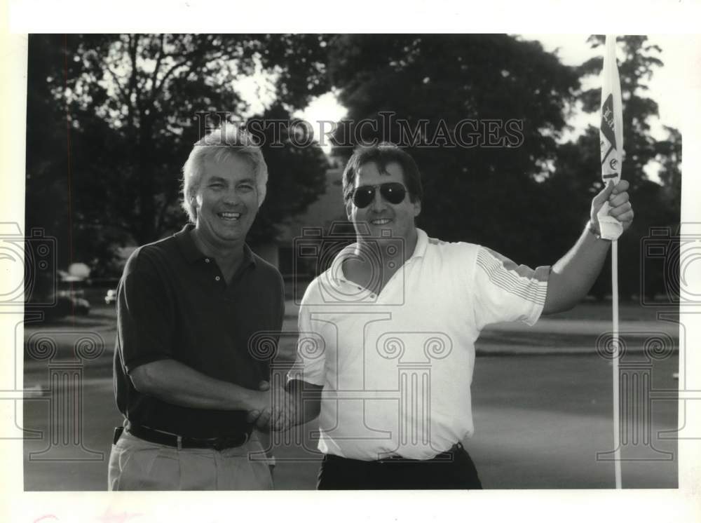 1993 Press Photo Dave Lagard, Mike St. Germain - VOA Golf - Historic Images