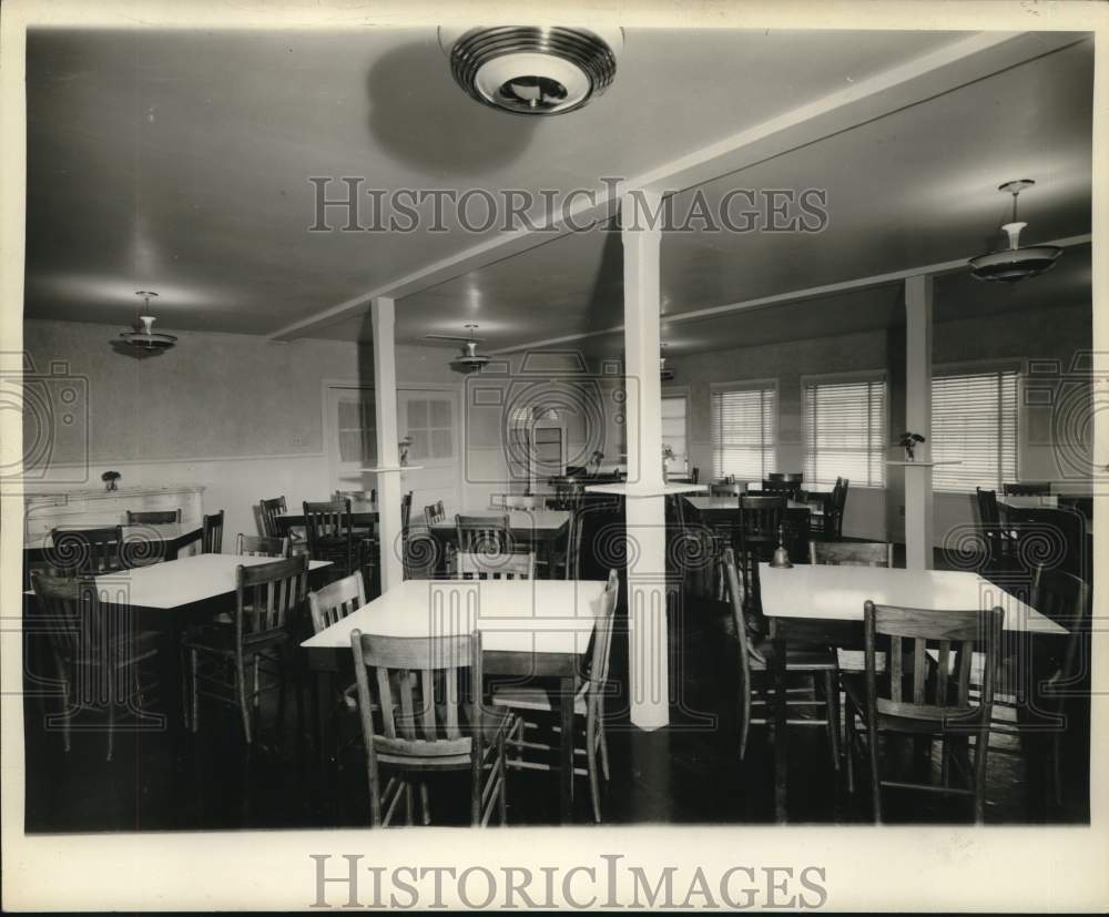 Press Photo Dining Room - Thomy Lafon Old Folks Home - Historic Images