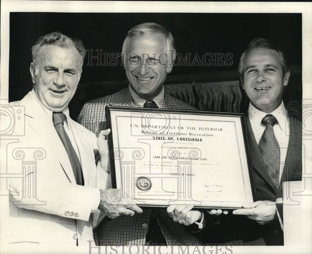 1973 Acquisition Ceremony in Lafreniere Park, 2208 Judith Street - Historic Images