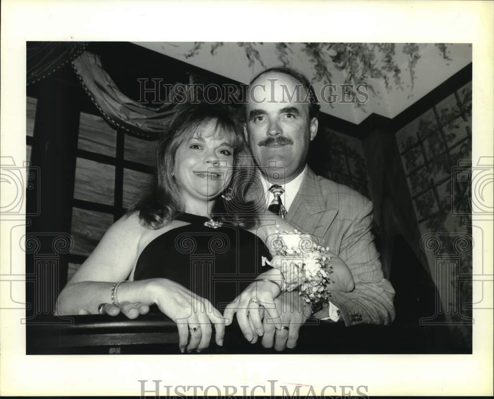 1994 Press Photo Jonnie &amp; Joseph LaHatte at the JBAA Dinner - Historic Images