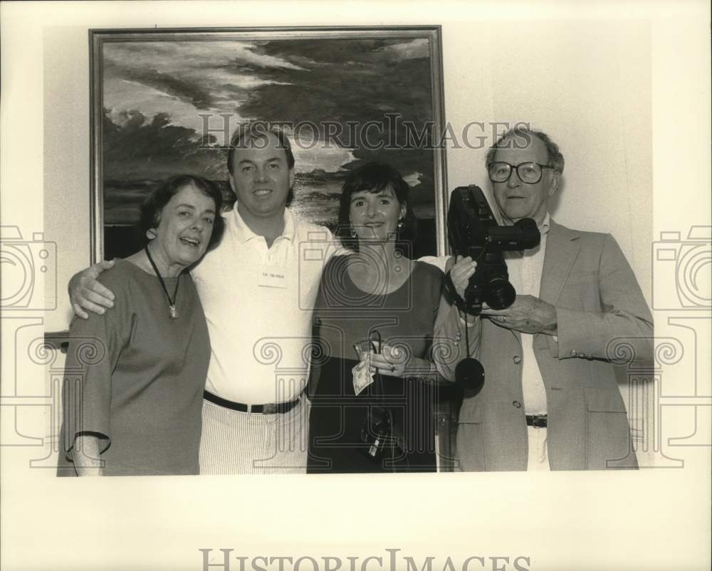 1989 Press Photo Reception at the St. Tammany Art Association - Historic Images