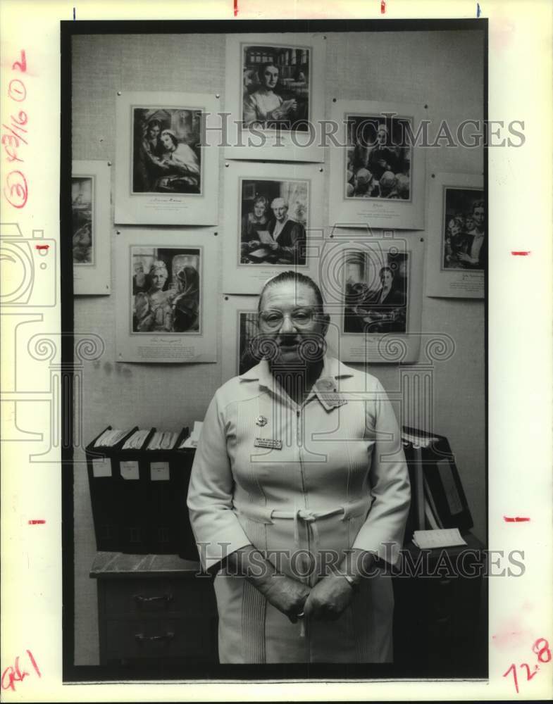 1989 Press Photo Nurse Miriam Griffin - Historic Images