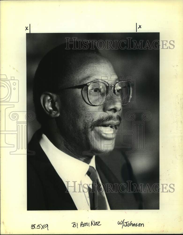 1990 Press Photo State Senator Jon Johnson, Also Candidate For Congress - Historic Images