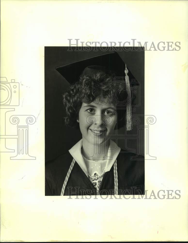 1987 Press Photo Rhonda Jenkins received Dean&#39;s Award, LSU School of Nursing - Historic Images