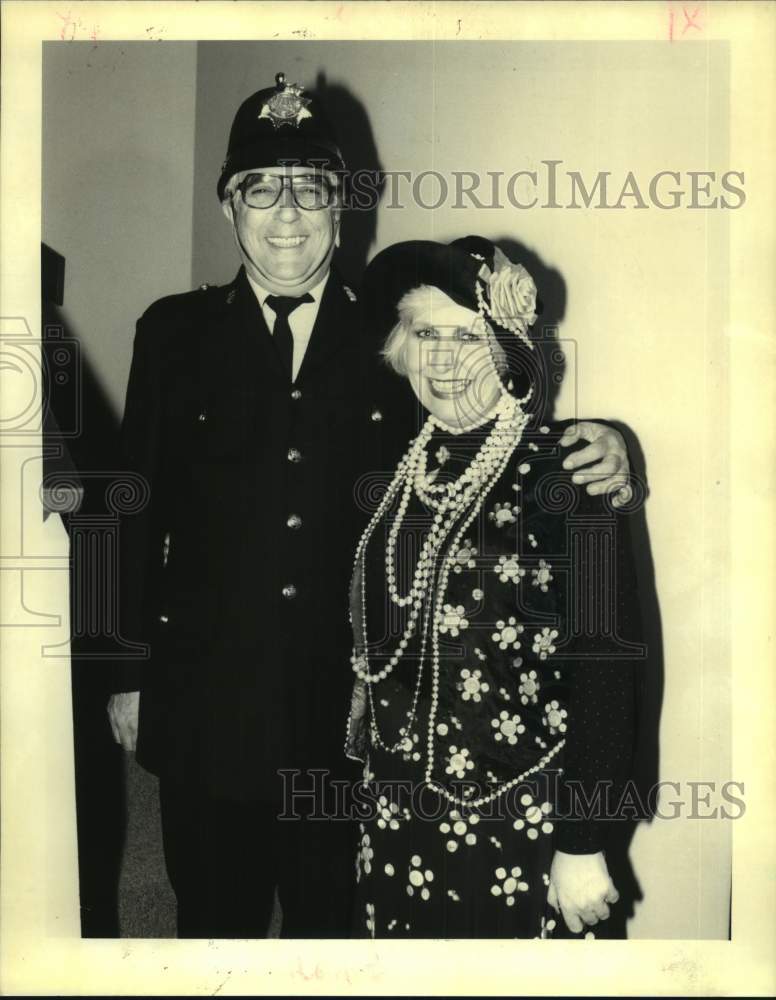 1992 Press Photo Michael Sevante, Antoinette Johnson-Daughters of British Empire - Historic Images