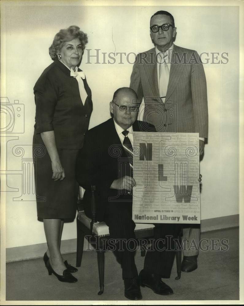 1975 Charles Johnson, Jr. with Marion Biewer and Maurice Walsh Jr. - Historic Images