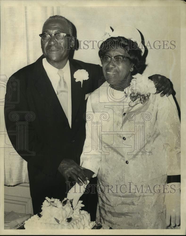 1969 Mr. and Mrs. Freddie Jenkins Sr., celebrate 50th Anniversary-Historic Images