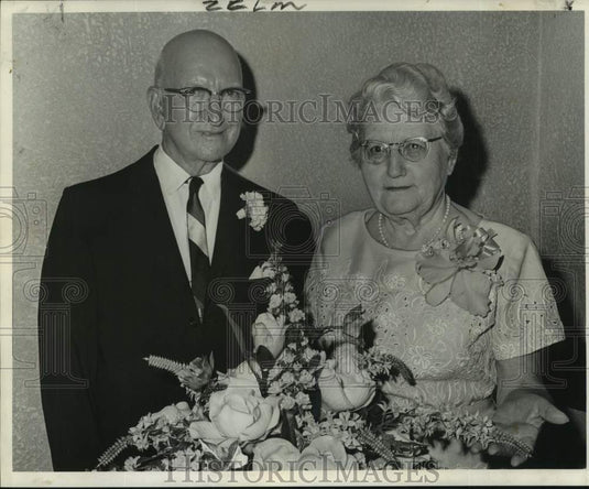 1964 Mr. & Mrs. Eugene Lacoste celebrates their Golden Anniversary-Historic Images